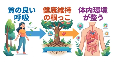 医学が語らない──健康を決めるのは無意識の呼吸の質だった。「睡眠の質 × 呼吸の質」が命を左右する。「当社が新たに確認／可視化」
