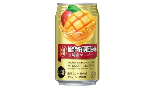 【海外専用商品】寶NIPPON CHU-HI「日本の農園から」 ＜宮崎産マンゴー＞輸出開始