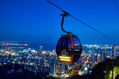 ロープウェイからの夜景