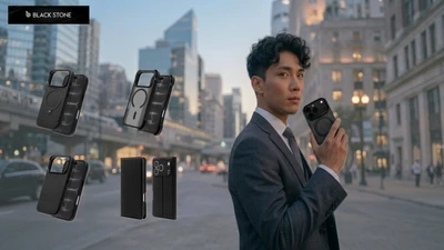 黒で魅せる、タフに守る。iPhone 18 Pro／17 Pro対応「BLACK STONEシリーズ」登場！