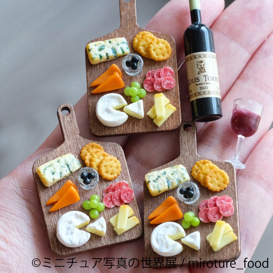ミニチュア写真の世界展　グッズ：miroture_food