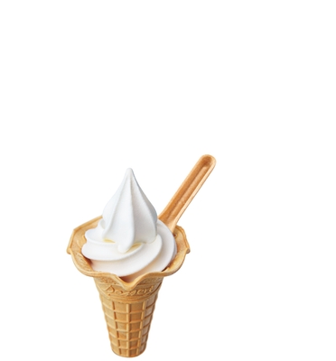 ソフトクリームバニラ (食べるスプーン付) CFP算定数値 0.2479kgCO2eq(画像はイメージです。)