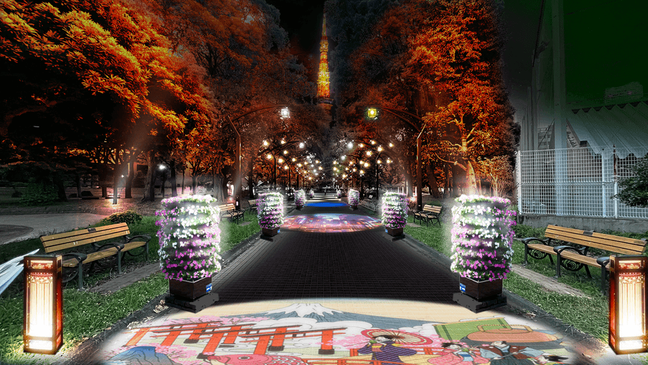 芝公園ライトアップ（イメージ）