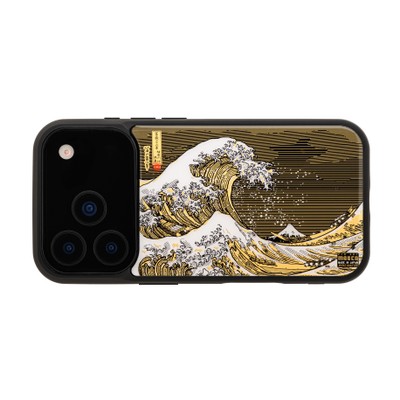 FLASH 神奈川沖浪裏 基板アート iPhone 17/18 Proケース