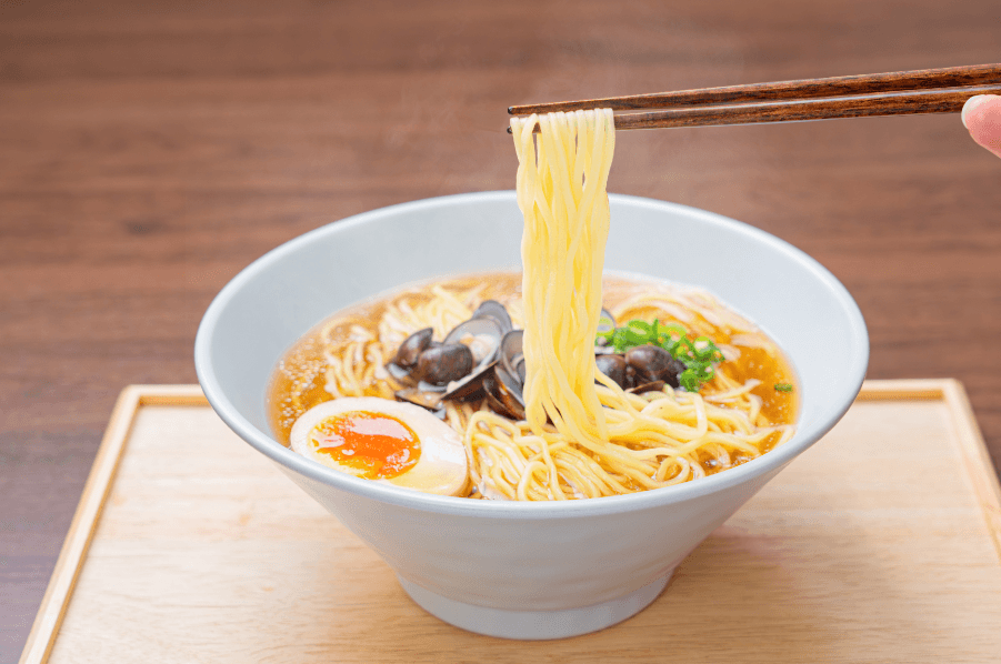 しじみだし醤油らーめん 皿盛りイメージ
