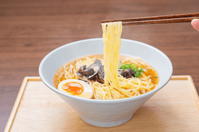 しじみだし醤油らーめん 皿盛りイメージ