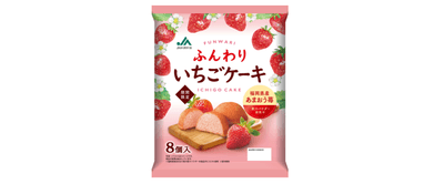 ＪＡふくおか八女　ふんわりいちごケーキ