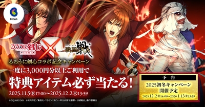 戦国IXA×ビットキャッシュ るろうに剣心コラボ記念キャンペーン