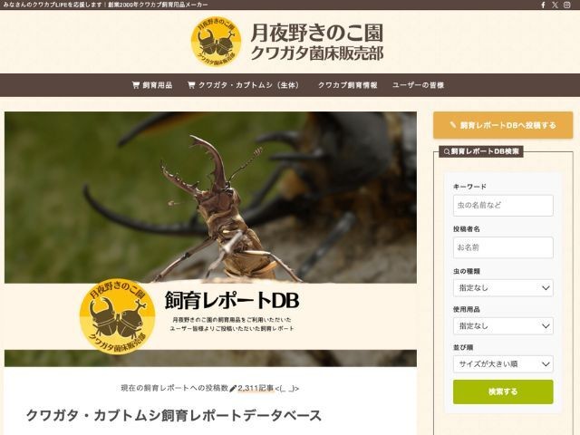 飼育レポート