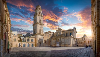 イタリア・レッチェの風景(チボリ・パラッツォ・リソルジメント・レッチェ)