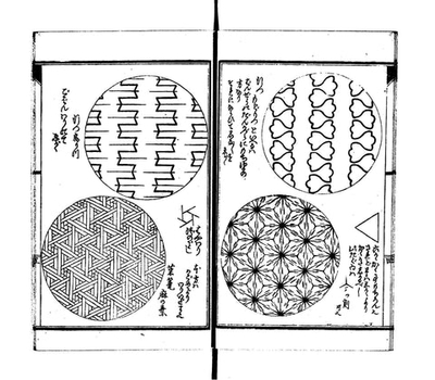 『北斎模様画譜』（国立国会図書館デジタルコレクション）