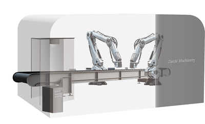 イメージ図：AIによるビン選別自動化ロボット