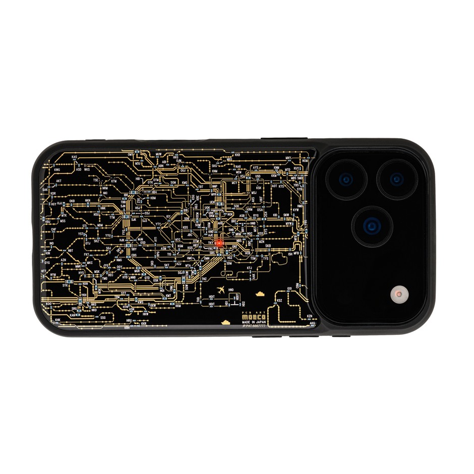 FLASH 東京回路線図 iPhone 17/18 Proケース　黒