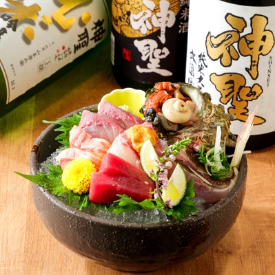 御造り5点盛り　1,639円