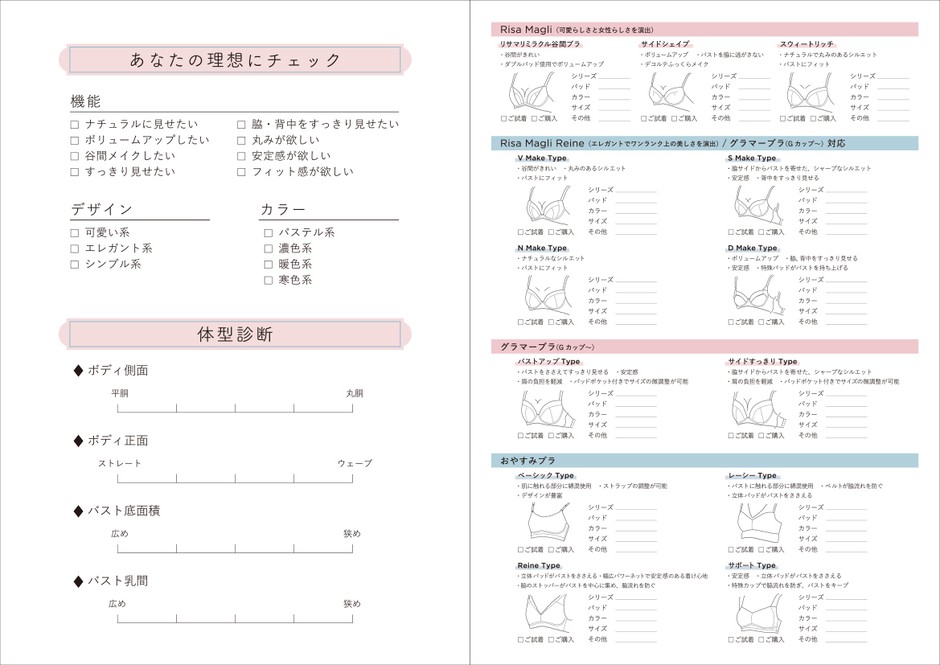 あなたの理想を叶えるスペシャルなカルテです