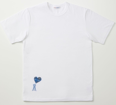 KOBE TARTAN超消臭Tシャツ　ポートタワープリント
