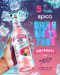 2026年5月5日(火) epica OKINAWA にて、『SMIRNOFF GOLDEN NIGHTS TOUR』の開催決定！