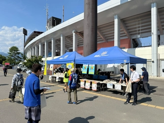 アイチューザー FC今治戦にブース出展 共同購入の「人が集まることで生まれる大きな力」を、  スポーツの現場で再現