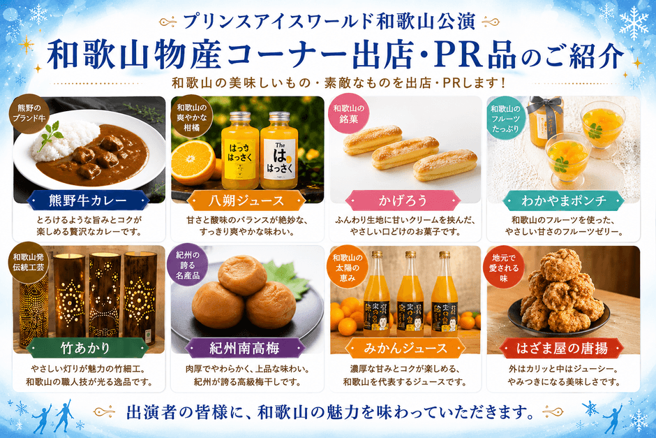 和歌山物産コーナー 出店品