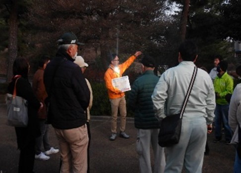 夜間避難体験会(過去開催の様子)