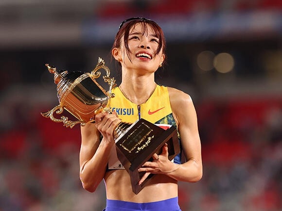 山本有真選手（2023年人間学部卒、積水化学）