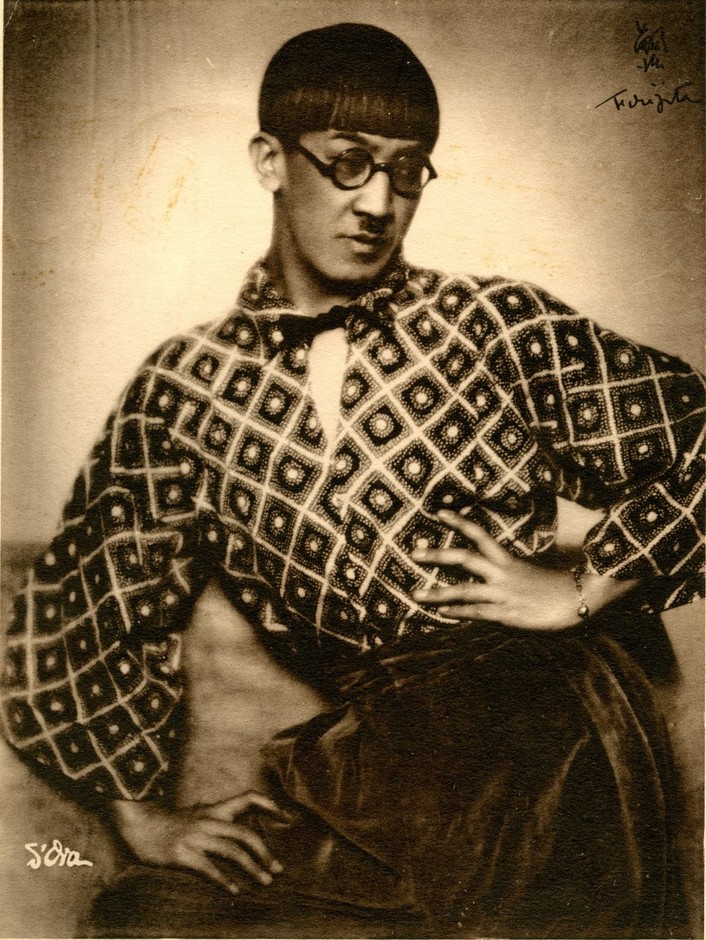 ドラ・カルムス(マダム・ドラ)《藤田嗣治》1925-29年頃　東京藝術大学所蔵
