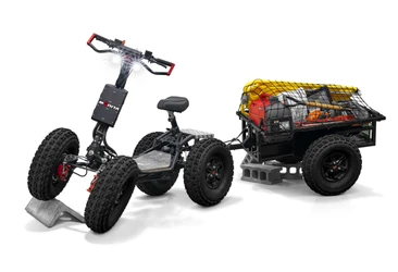 消防車のモリタ「震災対策技術展 in 仙台」に初出展。電動資機材搬送車 EZ-Raider等を展示