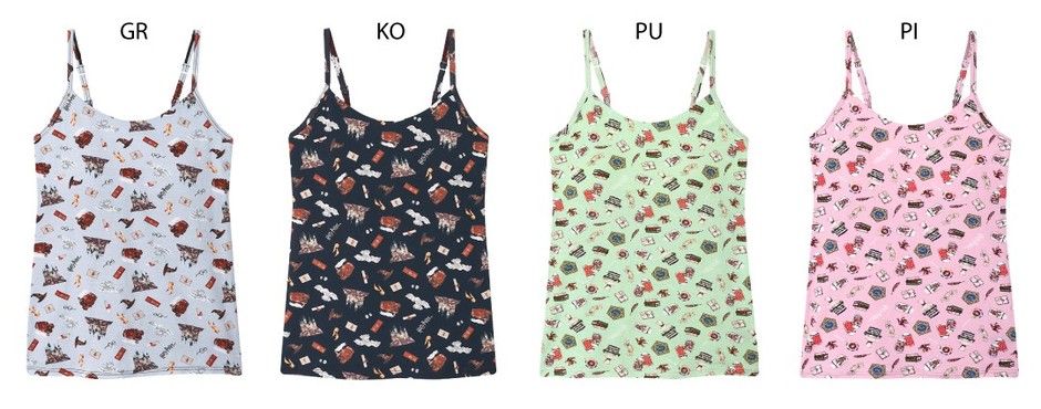 品番:LL2057 サイズ:M,L カラー:GR/KO/PU/PI 価格:¥3,080(税込)