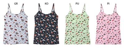 品番:LL2057 サイズ:M,L カラー:GR/KO/PU/PI 価格:¥3,080(税込)