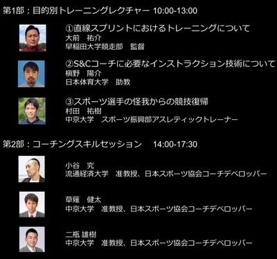 TECHNOGYM CLINIC 2023年3月4日講師
