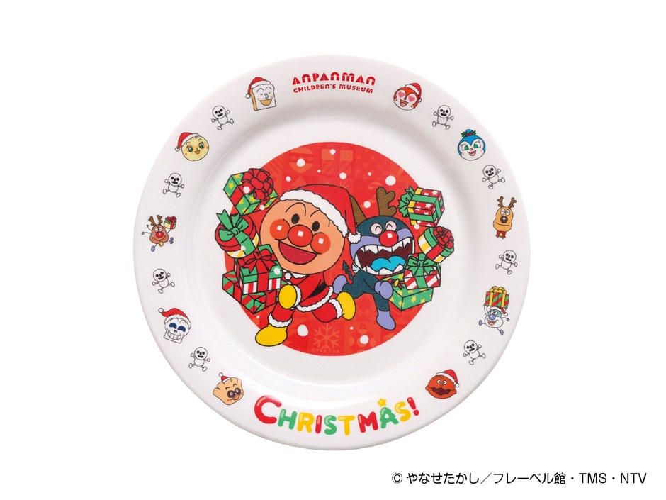 クリスマスプレート　価格：1,980円　店舗：アンパンマンテラス神戸