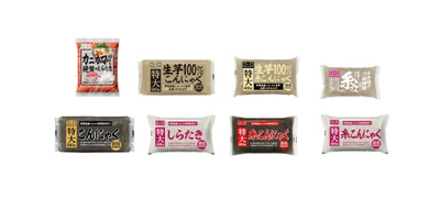 インフレ時代の家計防衛食材『特大こんにゃく』6種と 裂ける食感が新しい『カニカマ好きも絶賛のしらたき』 こんにゃくパークより9月1日(月)新登場！