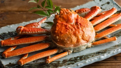 【カニ好き必見】早期予約で最大10％OFF！新設される「夕日ダイニング」で味わう冬のかにづくしを大満喫！／海の京都・夕日ヶ浦温泉「海辺の温泉 食旅　一望館」