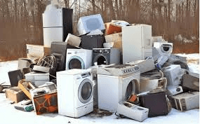 図. 廃家電リサイクルの製品画像