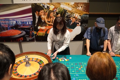 船内人気イベントのカジノ体験