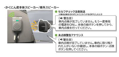 アナウンス(車内、車外)