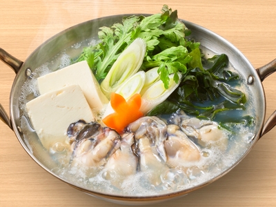 旬の贅沢!「かき鍋」1,280円(税込1,408円)