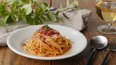 <ボロネーゼパスタ>