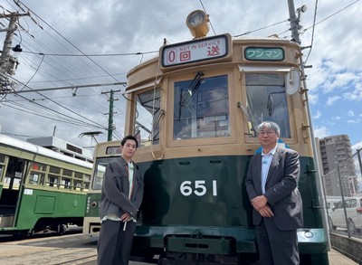 広島電鉄千田車庫にて(広島市中区千田町)