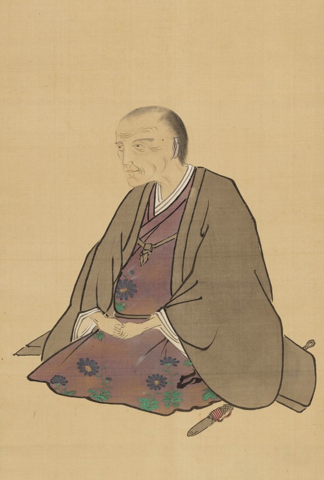 佐野長寛像(部分)西村宗三郎筆 安政3年(1856)個人蔵 画像提供:京都国立博物館