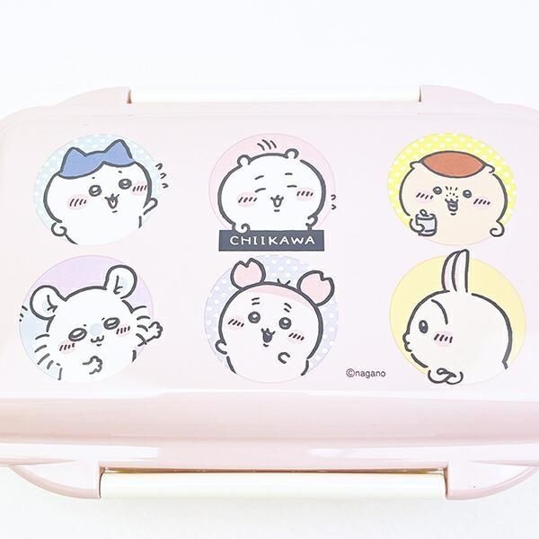 淡いピンクが優しいちいかわのランチグッズ