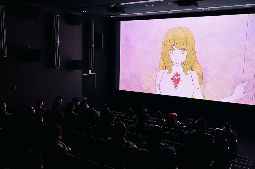 昨年の卒業・修了制作展の様子 アニメーション学科