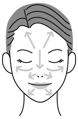 セラムクッションBB_使用方法イラスト