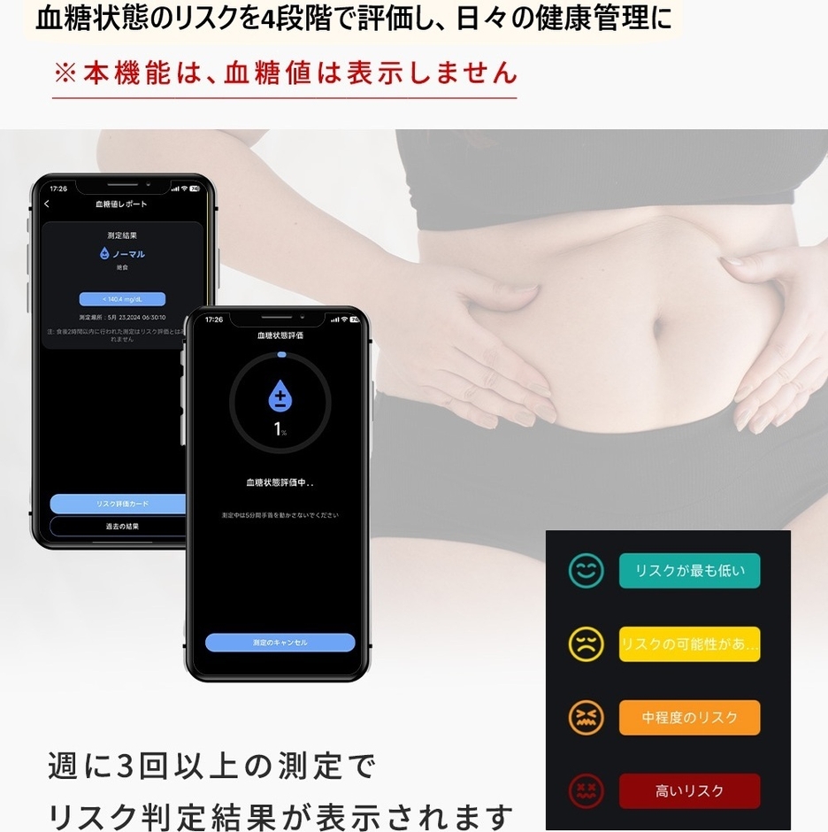 血糖状態チェック機能