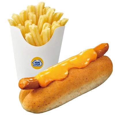 チーズドックXポテトセット(画像はイメージです。)