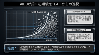 AIDDが招く初期想定コストからの逸脱