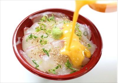 鯛の玉子かけご飯の画像