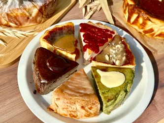銀座緑花堂自由が丘店よりデリバリー専門の バスクチーズケーキ専門ブランド「mode B」を 2025年9月9日(火)よりUber Eatsでサービスを開始！！