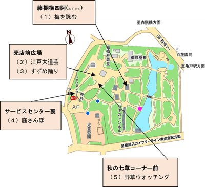 園内位置図
