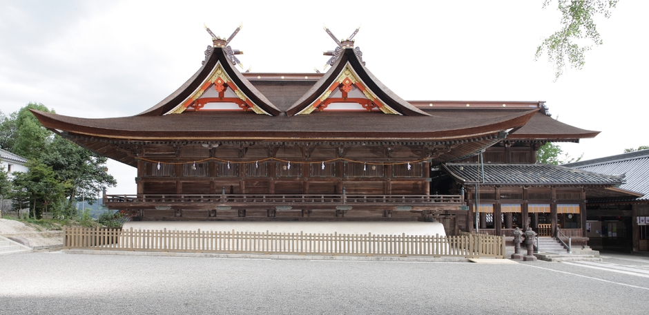 吉備津神社 国宝本殿・拝殿 2